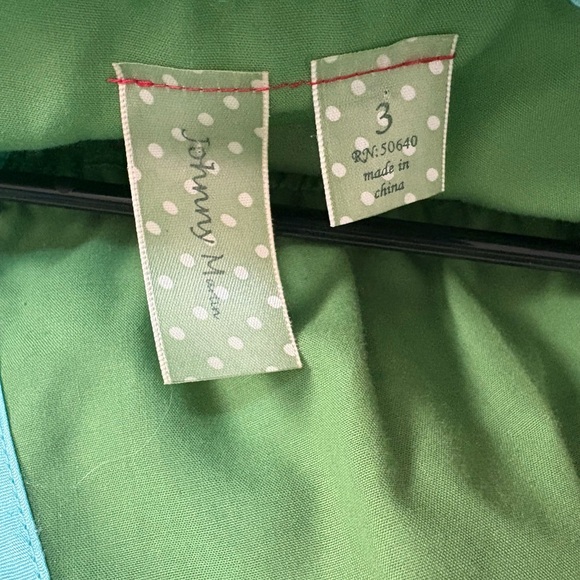 Johnny Martin Green Polka Dot Dress - Picture 6 of 7